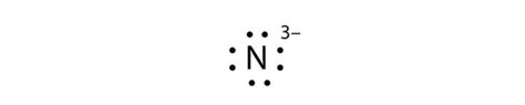 Lewis Dot Structure for Nitrogen Atom (N) .